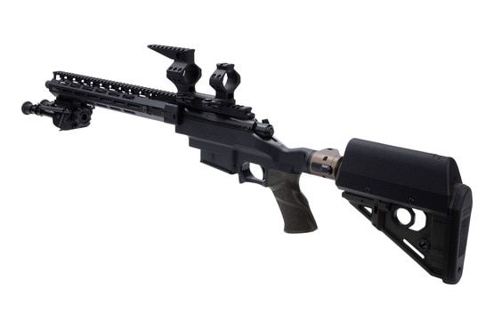 LaRue Tactical Briefcase Sieta 308 WIN Bolt Action Rifle has a folding stock
